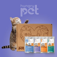 Дегустаційний сет BARF-раціонів для котів HungryPet, 10 × 200 г