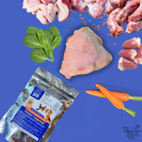Раціон качка та індичка для собак малих і середніх порід HungryPet, 200 г