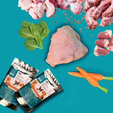 Раціон індичка та курка для собак малих і середніх порід HungryPet, 100 г