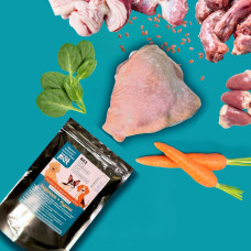 Раціон індичка та курка для собак малих і середніх порід HungryPet, 200 г