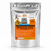 Раціон м'ясний мікс для котів HungryPet, 200 г